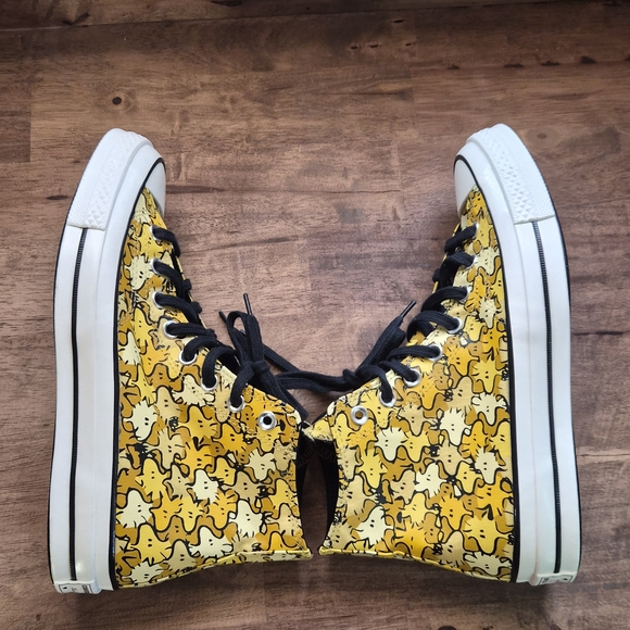Yellow Snoopy High-Top Sneakers - Picture 8 of 14